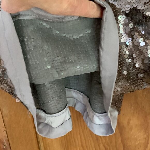 Shakuhachi gray sequin sleeveless mini dress - Picture 6 of 10